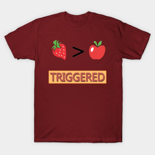 Applejack Triggered T-Shirt by jingacoo